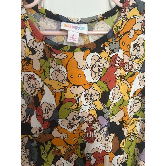 Lularoe Snow White and The Seven Dwarfs Dress - Size 8 - Picture 2 of 6